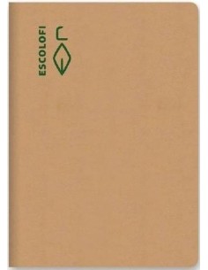LIBRETA GRAPADA 8º GREEN POCKET 90X140MM 50 HOJAS 80G